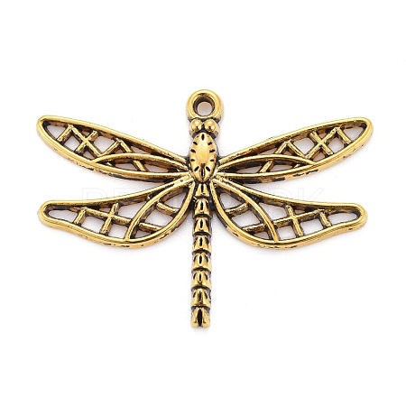 Tibetan Style Alloy Pendants TIBEP-A12-3725-AG-LF-1