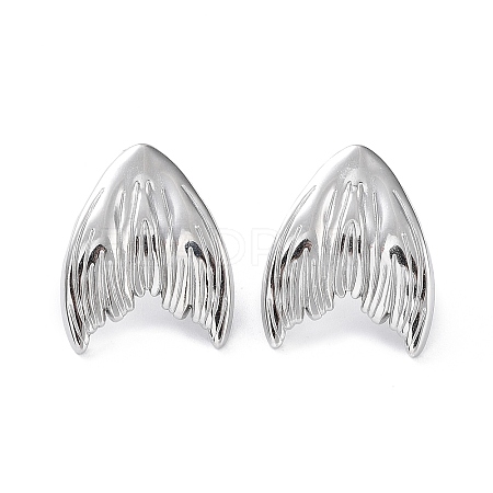Non-Tarnish 304 Stainless Steel Stud Earrings EJEW-H115-27P-1