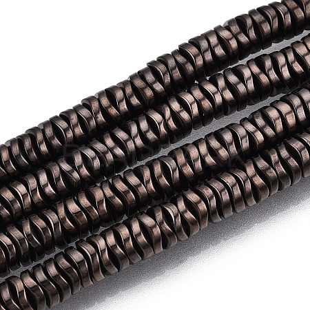 Electroplate Non-magnetic Synthetic Hematite Beads Strands G-N0321-07B-1