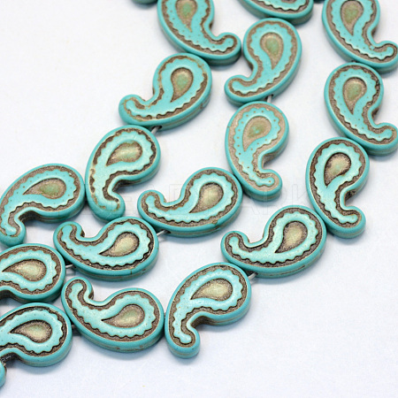 Synthetic Turquoise Bead Strands X-TURQ-S282-38A-1
