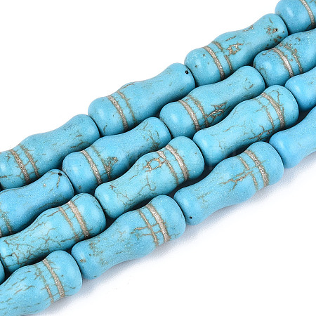 Synthetic Turquoise Beads Strands G-N352-15-1