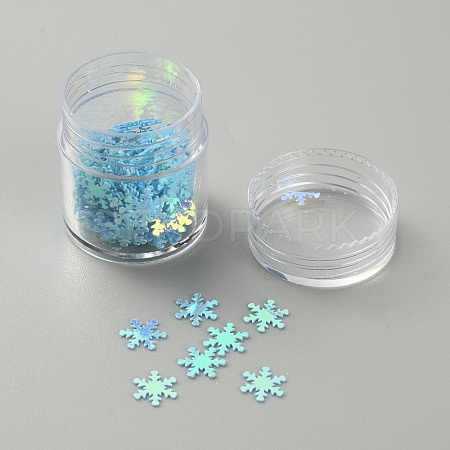 PVC Plastic Shiny Nail Art Glitter MRMJ-WH0086-20D-1
