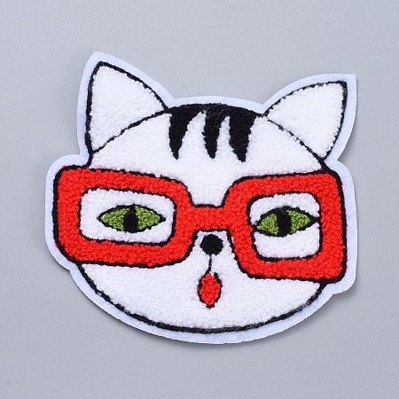 Computerized Embroidery Cloth Iron on/Sew on Patches DIY-D048-05-1