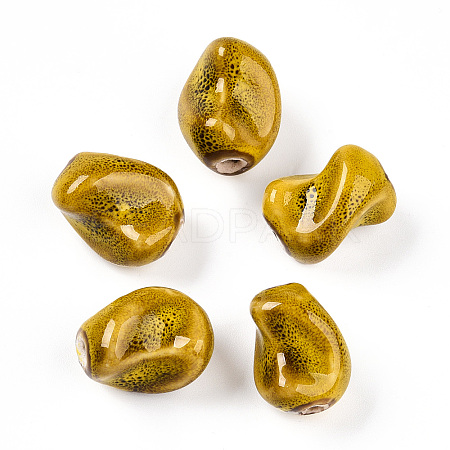 Handmade Porcelain Beads PORC-N008-06M-1