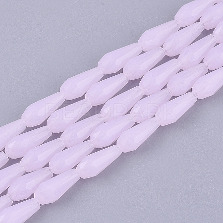 Glass Beads Strands GLAA-T009-003B-1