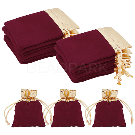 Rectangle Velvet Jewelry Pouches Bags TP-BBC0001-09A-02-1