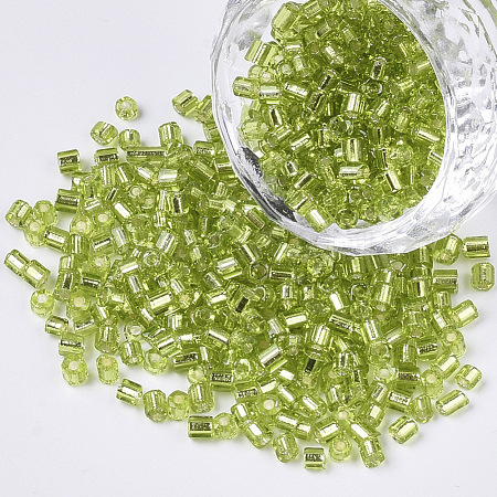 6/0 Glass Bugle Beads SEED-S032-04B-03-1