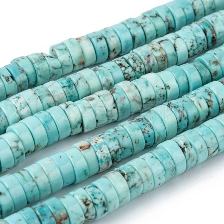 Natural Howlite Beads Strands X-TURQ-L030-04C-01-1