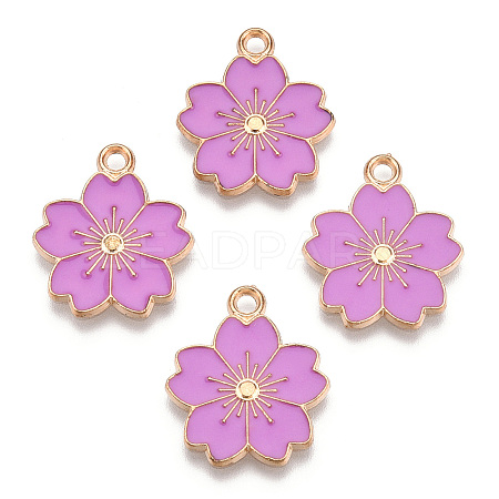 Alloy Enamel Pendants ENAM-S121-115H-1