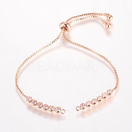 Brass Chain Bracelet Making MAK-P007-03-03RG-1