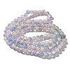 Crackle Glass Beads Strands CCG-C002-8mm-09-2