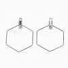 Tarnish Resistant 304 Stainless Steel Wire Pendants STAS-T051-006-2