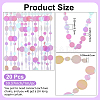 20Pcs PVC Sequin Round Beaded Curtain AJEW-CN0006-55A-2