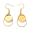 201 Stainless Steel Earring Hooks STAS-C030-15G-1
