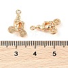 Brass Pendants KK-Q816-21G-3