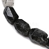 Natural Black Rutilated Quartz Beads Strands G-F796-C02-01-4