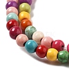 Synthetic Turquoise Beads Strands G-B140-A01-4mm-3