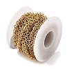 Brass Textured Oval Chains CHC-C014-23G-2