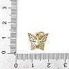 Brass Micro Pave Cubic Zirconia Charms KK-D409-37G-A-4