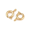 304 Stainless Steel Spring Gate Rings X-STAS-P437-11G-2
