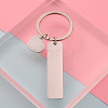 Non-Tarnish 304 Stainless Steel Keychain X-HEAR-PW0001-144P-1