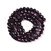 Natural Ruby Beads Strands G-P553-G01-04-4