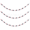 Cotton Christmas Pompom Ball String Ornaments AJEW-WH20020-101A-1