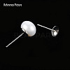 Half Drilled Natural Cultured Freshwater Pearl Beads PEAR-N020-06A-10