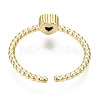 Brass Micro Pave Cubic Zirconia Cuff Rings RJEW-T016-12G-NF-3