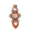 Retro Cherry Quartz Glass Pendants PW-WG7292F-04-1