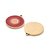 Ion Plating(IP) 304 Stainless Steel Pendants LS-STAS-P339-07G-01-2