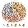 GOMAKERER 300Pcs 6 Styles Brass Spacer Beads KK-GO0001-39-1