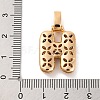 Brass Micro Pave Cubic Zirconia Pendants KK-C076-29H-G01-3