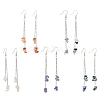 5Pair Brass Dangle Earrings EJEW-FS00040-1