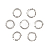 Tarnish Resistant 304 Stainless Steel Open Jump Rings STAS-N015-03-6x.0.8mm-2