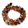 Natural Agate(Dyed & Heated) Beads Strands G-K425-B01-01-5