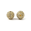 Alloy Rhinestone Beads RB-A034-12mm-A01G-3