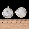 Natural Quartz Crystal Pendants X-G-B009-07G-W-5