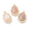 Natural Sunstone Pendants G-B009-02G-C-1