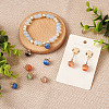 10pcs 5 colors Cat Eye Glass Charms CE-FW0001-01-7