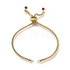Adjustable 304 Stainless Steel Slider Bracelet/Bolo Bracelets Making STAS-I153-03G-02-1