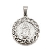 304 Stainless Steel Pendants STAS-B086-10D-P-1