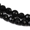 Natural Black Tourmaline Beads Strands G-G927-46-9