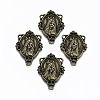 Tibetan Style Alloy Chandelier Component Links TIBE-N011-002AB-NR-1