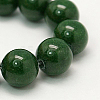 Natural Mashan Jade Round Beads Strands G-D263-12mm-XS13-1