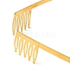 Brass Hair Band Findings MAK-K021-11G-2