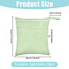 3Pcs 3 Colors Cloth Makeup Storage Zipper Bags ABAG-GL0001-08-2