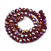 Electroplate Glass Beads Strands EGLA-A034-T3mm-B29-2