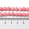 Synthetic Imperial Jasper Dyed Beads Strands G-D077-A01-01F-5