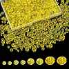 8 Strands 4 Style Transparent Glass Beads Strands EGLA-YW0003-11B-1